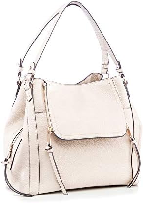 Nine By Savannah Miller Grey Faux Leather 'Sienna' Hobo Bag