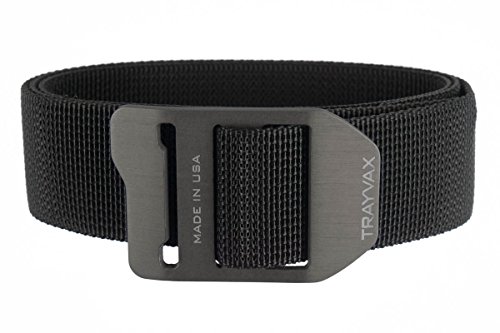Trayvax Cinch Infinitely Adjustable Web Belt 36 38 Gray