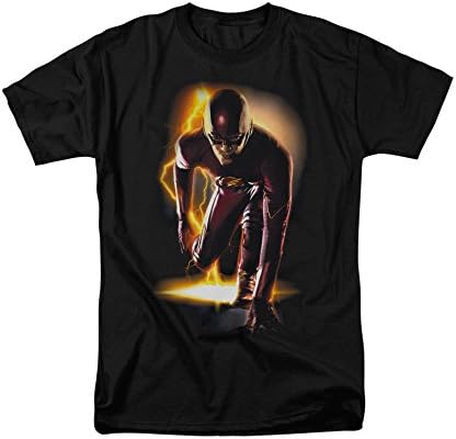 THE FLASH/READY-S/S ADULT 18/1-BLACK-5X