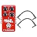 TC Electronic 960661001 Hall of Fame 2 Electric Guitar Reverb Effects Pedal with a Pair of Pedalboard Patch Cables
