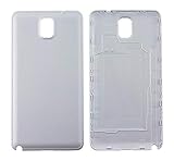 BB Mall Galaxy Note 3 Battery Cover, Plain Premium Hard Plastic Housing Replacement Back Cover for Samsung Galaxy Note 3 III N9000 N9005 (White)