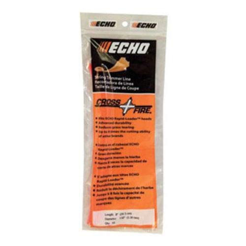 Echo 102222952 Cross-Fire 8 in. x 0.095 in. Nylon Lines for Rapid Loaders(50PK) + (Free E-book) A Complete Guidance To Take Care Of Your Lawn