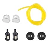 Podoy MC43 Fuel Line for Earthquake E43 E43CE Auger Cultivator Fuel Filter Fuel Grommet Primer Bulb Repower Kit