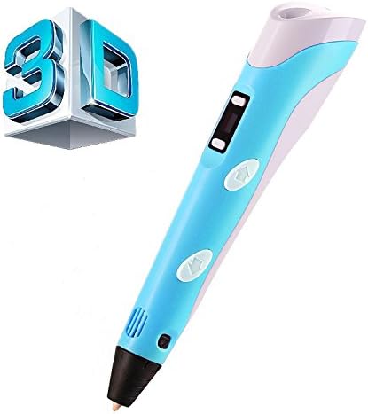 3D Printing Pen with LCD Screen,2nd Generation 3D Drawing Pen for Doodling with 3 1.75mm PLA Filament