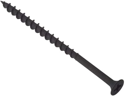ForgeFix Drywall Screws Coarse Thread 4.2 x 100mm Black Phosphate Box 100