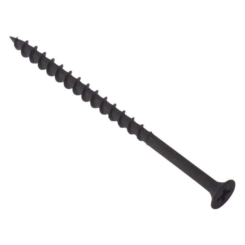 ForgeFix Drywall Screws Coarse Thread | 4.2 x 75mm | Black Phosphate | Box 500