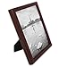 Golden State Art, Mahogany Photo Wood Collage Frame with Real Glass (8x10)