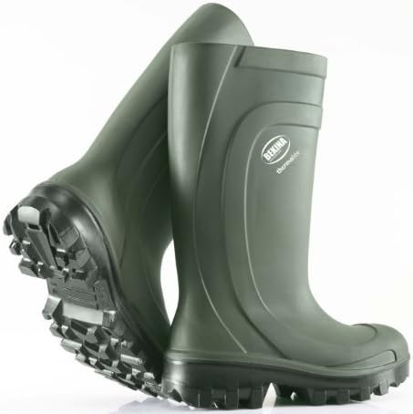 Bekina ThermoLite Polyurethane (PU) Safety Wellington Boots - Green - Size 12 UK by Bekina