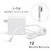 X-BO Macbook Air Charger, L-Tip 45w 14.5V 3.1A Magsafe Power Adapter Charger for MacBook Air 11-inch and 13 inch A1374 A1244 A1370 A1369 A1269 A1270 A1237 A1304