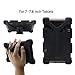 CHINFAI Universal 7 inch Tablet Case Shockproof Silicone Stand Cover for All Versions RCA Voyager Vankyo Yuntab Samsung Google Nexus MatrixPad Z1 Huawei 7