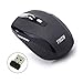 Wireless Mouse, THZY 2.4Ghz Wireless Mobile Optical Mouse with 6 Buttons, 3 DPI Levels, USB Wireless Receiver - Dark Grey
