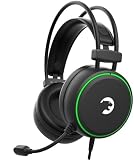 GAMEPOWER JIN X 3.5mm Jack Gaming Headset - Wired Headphones with 50MM Drivers, Comfort Design, 360 Spatial Audio, Noise Cancelling Mic, PS4, PS5, for Xbox, Black