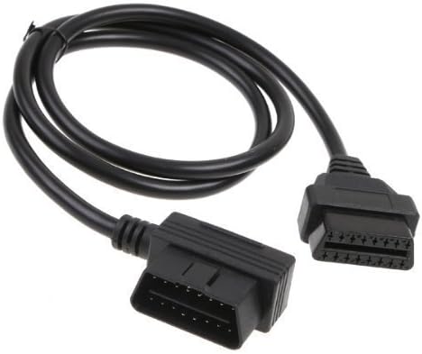 Richwealth Obd2 16pin Male to Female Extension Cable Diagnostic Extender 150cm
