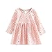 BOBORA Baby Girl Kids Long Sleeve Casual Printed Dresses Children Clothing Dress