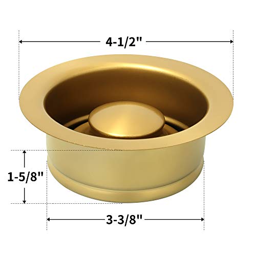 MONSINTA Kitchen Sink Flange Stopper, Garbage Disposal Plug, Fit 3 1/2