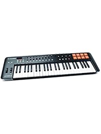 M-Audio Oxygen 49 MKIV | 49-Key USB MIDI Keyboard & Drum Pad Controller (8 Pads / 8 Knobs / 9 Faders), VIP Software Download Included