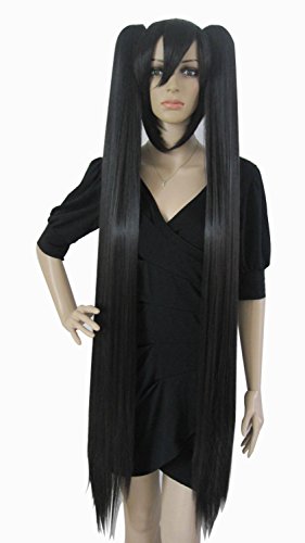 Anogol Hair Cap + Vocaloid Miku Cosplay Wigs Costume Lolita Party Wig