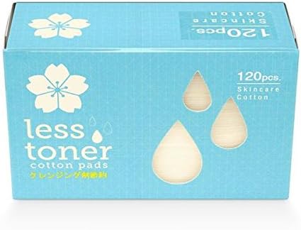 Facial Cotton Pads - Less Toner Using,100% Cotton - 120 Pads