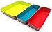 Welaxy Felt office Drawer Organizers desktop Storage Bin Bins (light green)