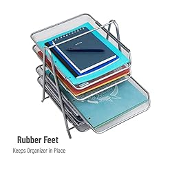 Mind Reader Desk Organizer with 5 Sliding Trays for