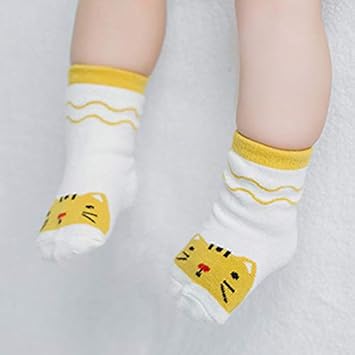 Wimagic 0 1 Anos Diseno De Dibujos Animados Algodon Bear Pattern S Suaves Y Transpirables 3 Pares De Calcetines De Algodon Antideslizantes Para Bebe Calcetines Ropa Fitness Wittenberge De