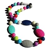 Baby and Mommy Beads Food Silicone Teething,Premium BPA-free 100% Food Grade Nursing Rainbow Beads Giraffe