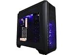 ROSEWILL ATX Mid Tower Gaming Case with Side Window Panel , 2 x USB 3.0 Port and 4 Pre-Installed Case Fans- VIPER Z
