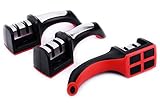 Waypower Knife Sharpeners,Soft Plastic handle Fine And Coarse Dual