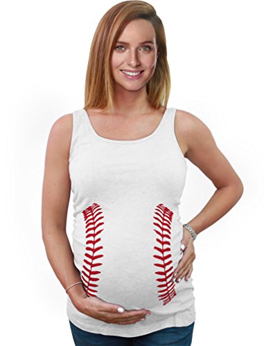Tstars Baseball Laces Funny Pregnancy 