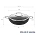 TECHEF - Onyx Collection, 12-Inch Wok/Stir Fry Pan with Glass Lid, coated with New Teflon Platinum Non-Stick Coating (PFOA Free)