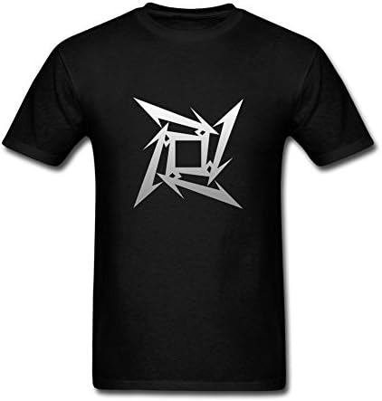 RrelmY Men's Metallica Logo T shirts
