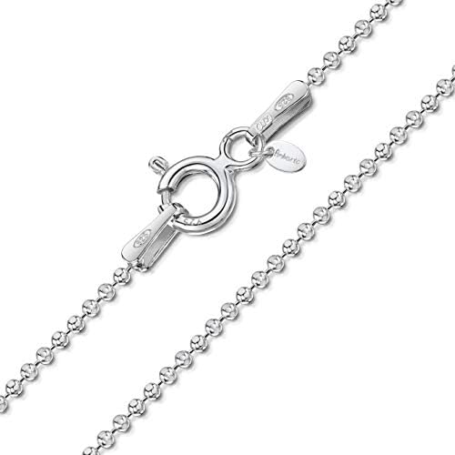 Amberta 925 Sterling Silver 1.2 mm Ball 