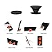 Multi-Function Holder Expanding Stand Grip Pop Socket Mount For Smartphones (Galaxy S7, S7 Edge, iPhone SE / 6 / 6+ /6S / 7 /7+) and tablet devices (Amazon Fire, iPad / IPad Mini) (Black Marble)