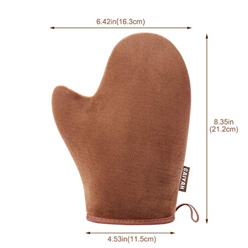 GAIYAH Self Tanning Mitt For Self Tan - Self Tanner Mitten Self Tanner Mitt Self Tanning Mit Self Tan Mitt Self Tanning Mitten With Thumb Ultra Soft Tanning Glove For Self Tan Mitt Applicator