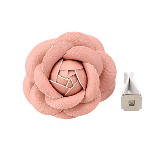 CEWAAL Haihuic Auto Car Vehicle Camellia Flower Home Vent Clip air freshener Air Outlet Perfume Clip Fresheners Decoration