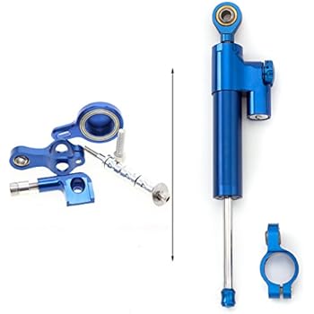 FXCNC Racing Motorcycle CNC Steering Damper Stabilizer Buffer Control Bar With Mounting Bracket Kit Full Set Fit For Yamaha YZF R1 1998 1999 2000 2001