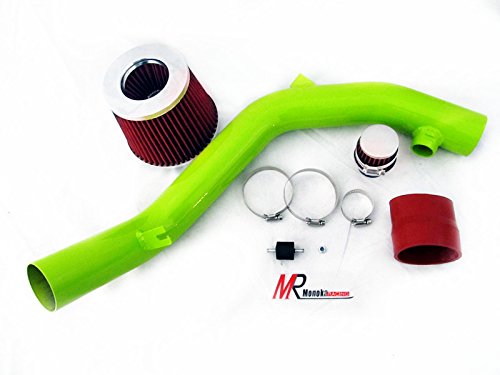 99-00-01-02-03-04-05-VW-JETTA-IV-GOLF-GTI-VR6-Green-Piping-Cold-Air-Intake-System-Kit-with-Red-Filter