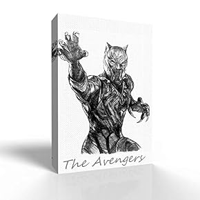 Marvel Avengers Panther Painting Wall Poster Decor for...