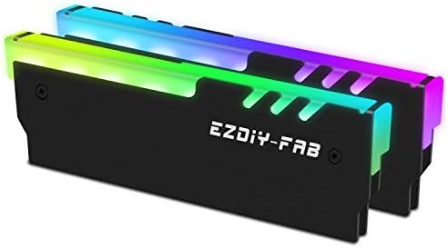 Diy Pcゲームオーバークロックmod Ddr3 Ddr4 Asus Aura Sync Gigabyte Rgb Fusionおよびmsi Mystic Light Syncに対応 用ezdiy Fab Ddr Rgbアドレス指定可能メモリramクーラーヒートシンク ブラック 2パック Anadis Nl