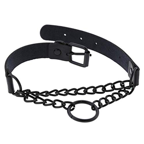 Baisihua-Beautylife-Donne-Collare-di-Cuoio-Girocollo-PU-Sexy-Punk-del-Choker-Gotica-Harness-Caged-Corpo