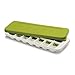 Joseph Joseph QuickSnap Ice Cube Tray with Cover Lid Easy-Release No-Spill Stackable Odor-Free Dishwasher Safe, Green
