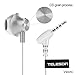 Teleson Universal 3.5mm Stereo In-Ear Headphone (MK901) - Silver