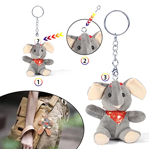 qjuwhua 40 Piezas Anillas Llaveros con Cadena 25mm Metalicas Chaveiro Kit Argollas Llavero Porta Chaves para Hacer Cadena Llavero Bisuteria Artesanías Chaveiro Manualidades DIY Organiza Plateado
