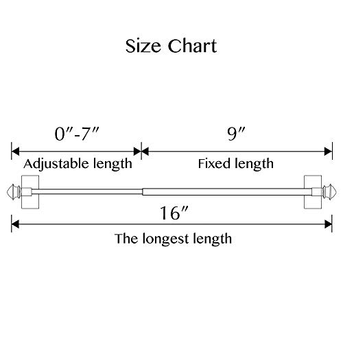 Curtain Rods for Metal Doors MultiUse Adjustable Curtain Rods