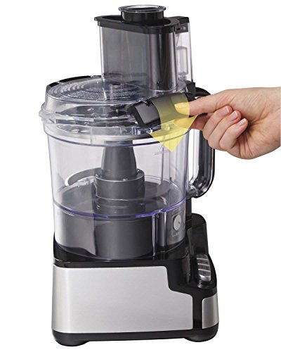 New Hamilton Beach 70725 12-Cup Stack and Snap Food Processor Powerful 450 Watt