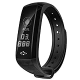 Smart Band, Waterproof IP67 Activity Tracker Fitness Watch With Sustained Heart Rate Monitor USB charging Calorie Counter Sleep Tracker Wireless Bluetooth Bracelet for iOS &Android