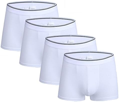 Men's 4 Pack Breathable Cotton Boxer Briefs