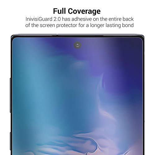 CoverON Full Coverage 9H InvisiGuard 2.0 Series for Samsung Galaxy Note 10 Plus/Note 10 Plus 5G (2019) Tempered Glass Screen Protector