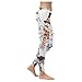InterestPrint Custom Sloth Hanging On The Tree Stretchy Capri Leggings Skinny Pants for Yoga Running Pilates Gym (2XS-5XL)