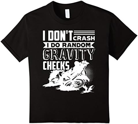 Kids Dirt Bike Riding Shirts 8 Black